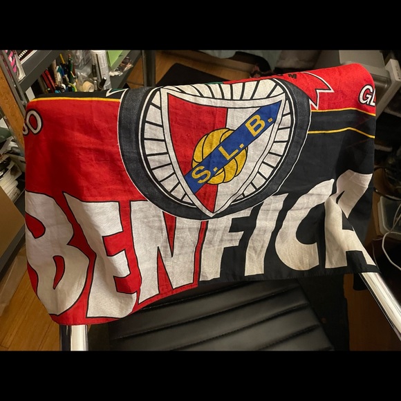 Sport Lisboa Benfica Glorioso Bandera/ Flag retro - Picture 6 of 6